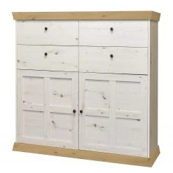 Ridgevalley Buffet haut Maiossa III - Imitation pin blanc / Imitation chĂŞne de Navarra