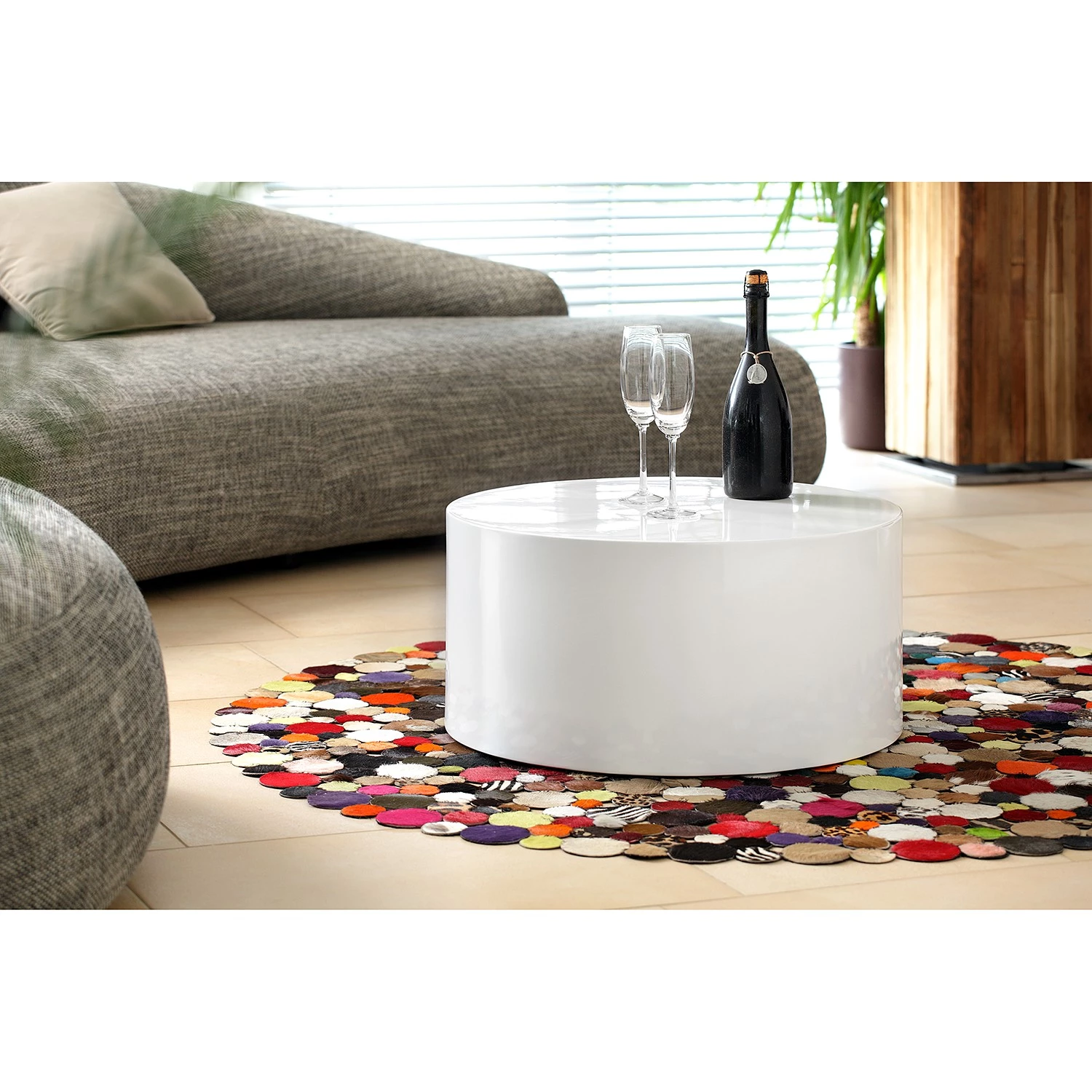 Loftscape Table basse Saleno - Blanc brillant 4 Loftscape Table basse Saleno - Blanc brillant – Image 2