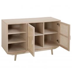 Norrwood Buffet Pini II - Cannage / Placage en bois véritable - Naturel / Paulownia 13 Norrwood Buffet Pini II - Cannage / Placage en bois véritable - Naturel / Paulownia -Meubles de salon Soldes 1000310551 211125 11183700177 DETAILS P000000001000310551