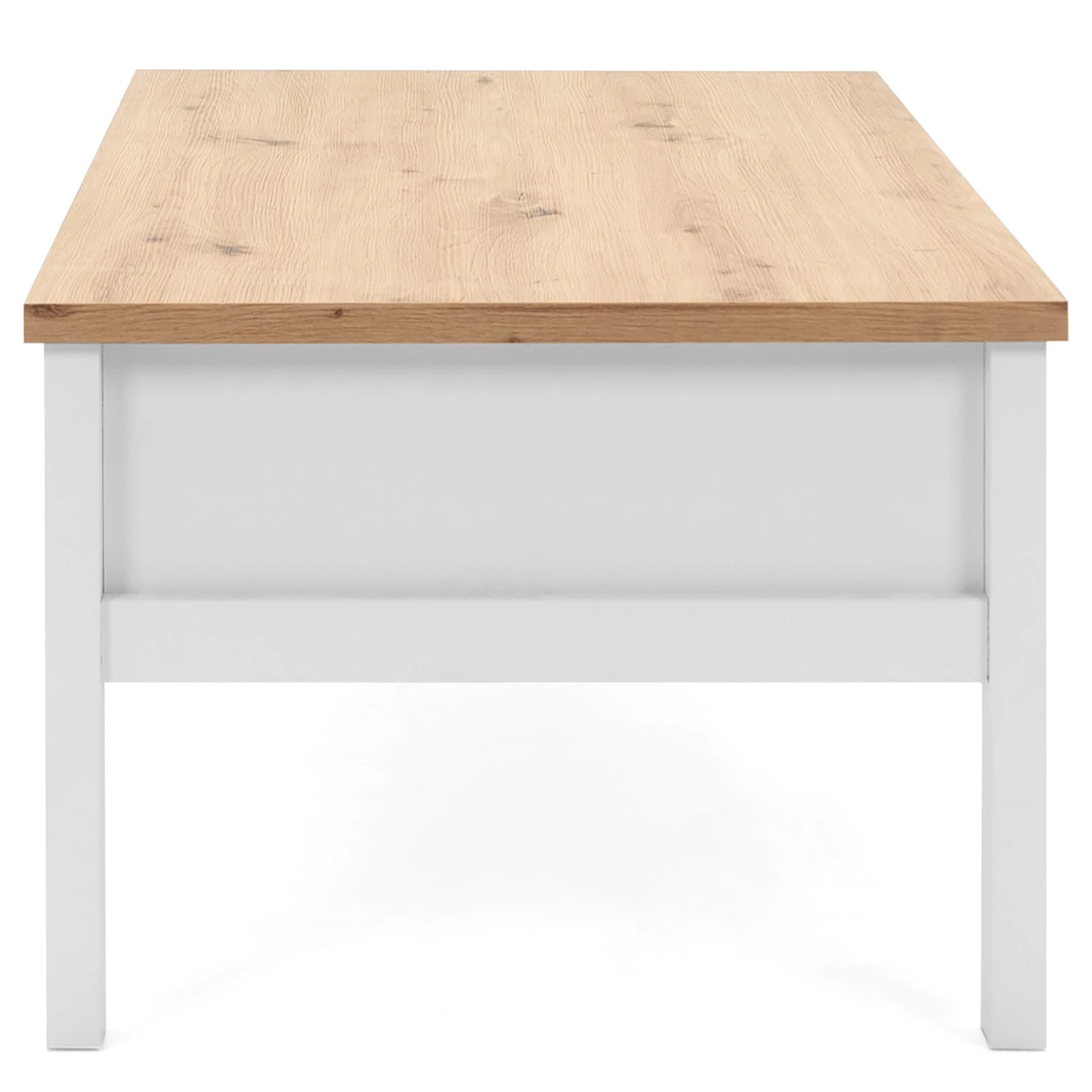 Ridgevalley Table basse Bombita - Blanc / Imitation chêne artisan 9 Ridgevalley Table basse Bombita - Blanc / Imitation chêne artisan – Image 7