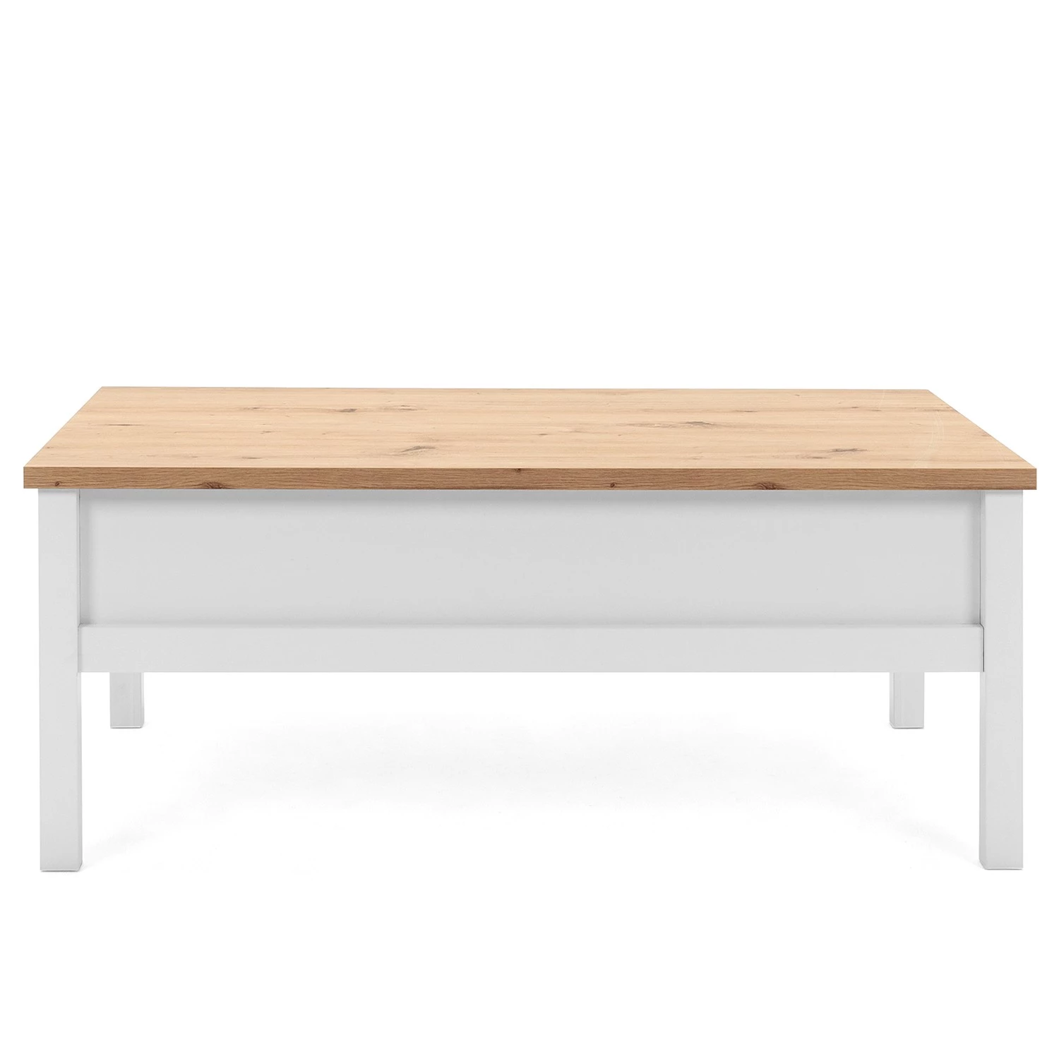 Ridgevalley Table basse Bombita - Blanc / Imitation chêne artisan 10 Ridgevalley Table basse Bombita - Blanc / Imitation chêne artisan – Image 8