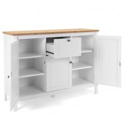 Ridgevalley Buffet Bombita III - Blanc / Imitation chêne artisan -Meubles de salon Soldes 1000310613 211118 06055600077 DETAILS P000000001000310613