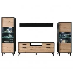 Norrwood Ensemble meubles TV Argenteuil I (4 él.) - Imitation chêne artisan / Noir 16 Norrwood Ensemble meubles TV Argenteuil I (4 él.) - Imitation chêne artisan / Noir -Meubles de salon Soldes 1000310663 211125 145323000033 DETAILS P000000001000310663