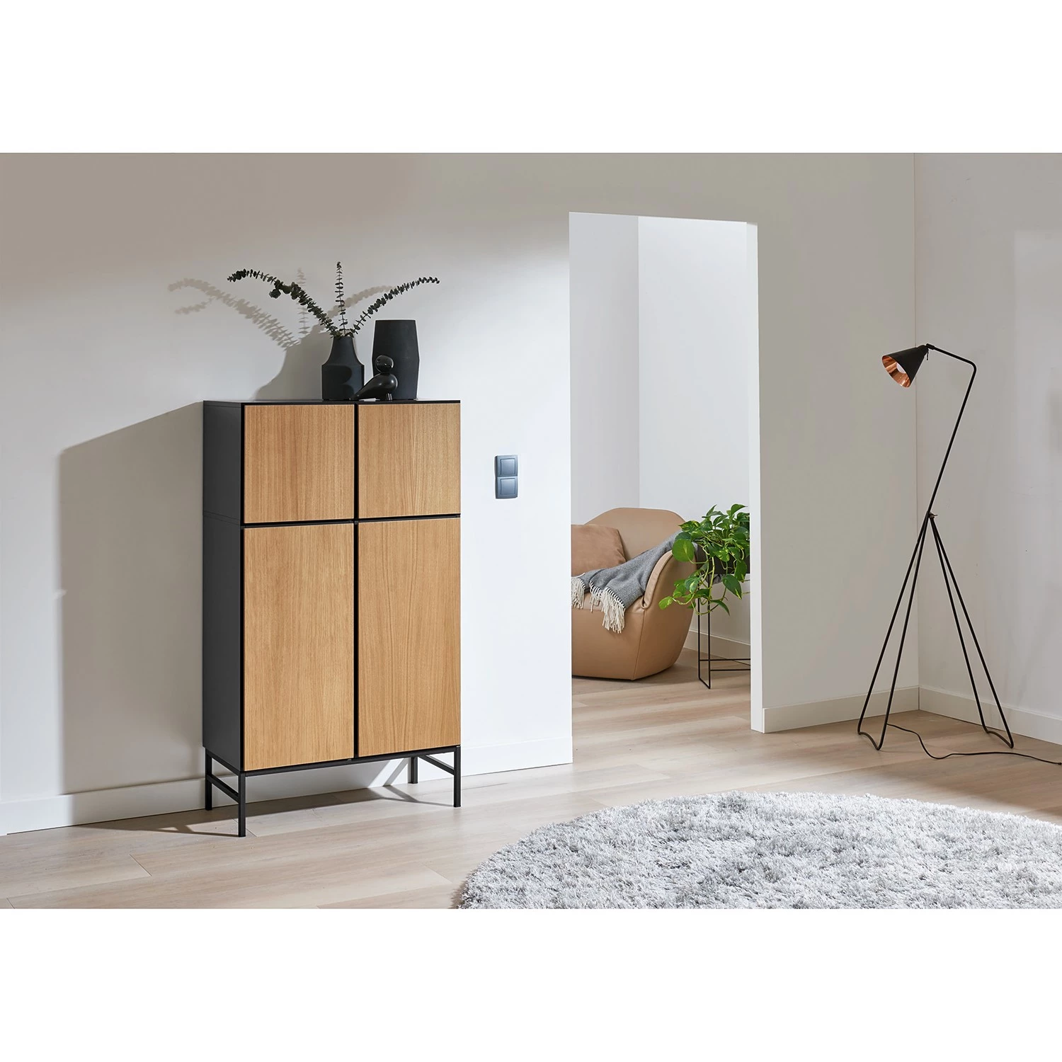 Now! by hülsta Buffet now to go colour II - Chêne naturel / Gris diamant 4 Now! by hülsta Buffet now to go colour II - Chêne naturel / Gris diamant – Image 2