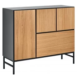 Now! by hülsta Buffet now to go colour II - Chêne naturel / Gris diamant