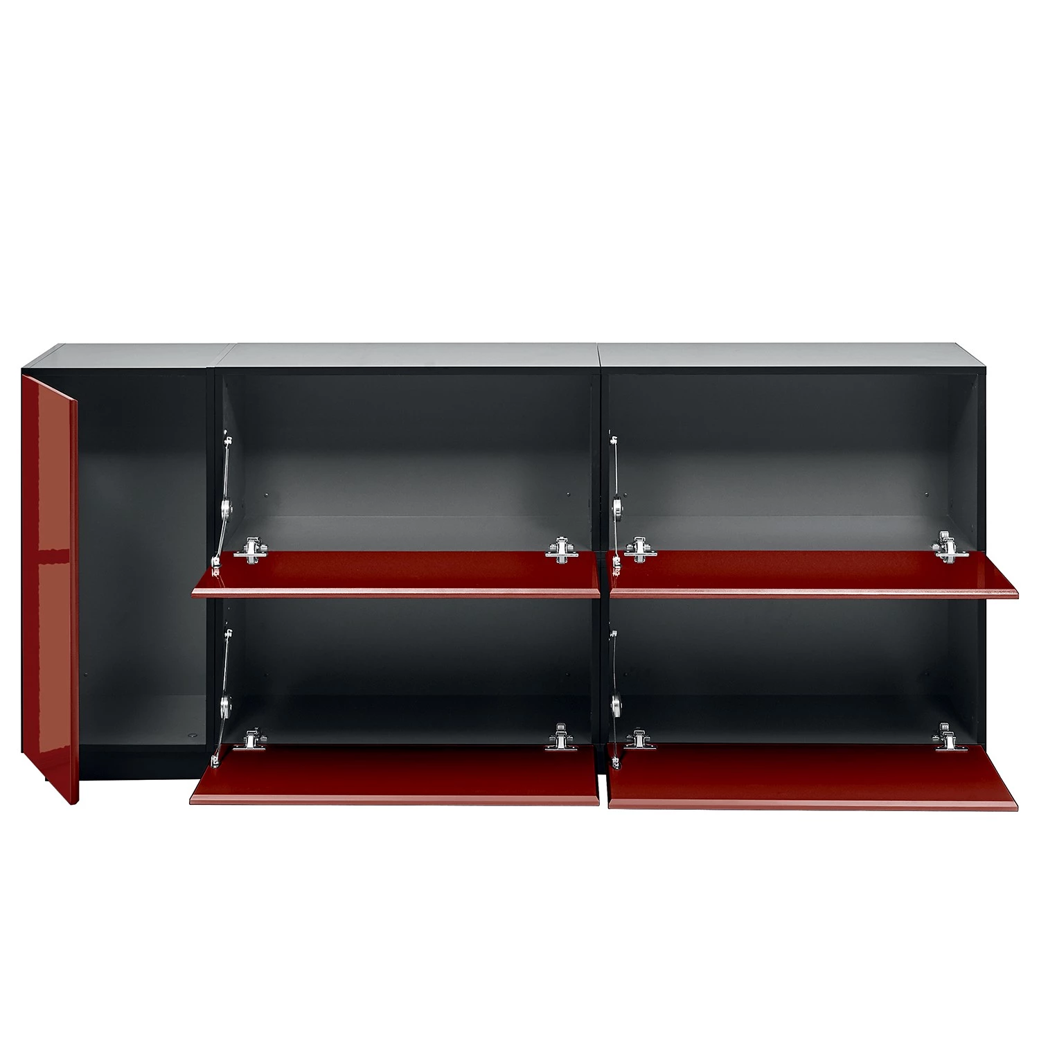 Now! by hülsta Buffet now to go colour IV - Rubin brillant / Gris diamant 6 Now! by hülsta Buffet now to go colour IV - Rubin brillant / Gris diamant – Image 4