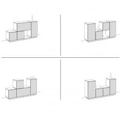 Now! by hülsta Ensemble now to go colour II (5 élém.) - Rubin brillant / Gris diamant brillant 20 Now! by hülsta Ensemble now to go colour II (5 élém.) - Rubin brillant / Gris diamant brillant -Meubles de salon Soldes 1000311278 211201 14490000846 SKETCH DETAILS P000000001000311278 sketch