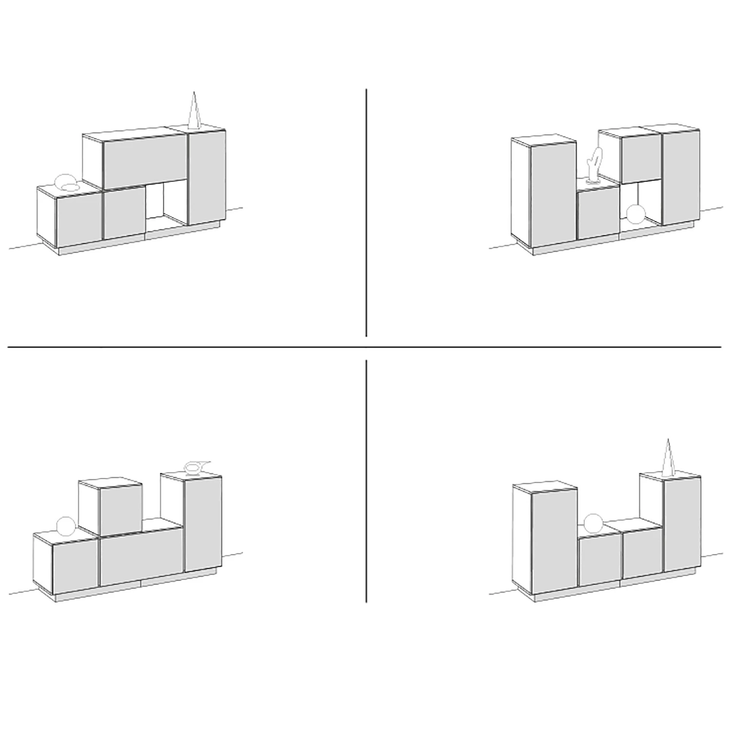 Now! by hülsta Ensemble now to go colour II (5 élém.) - Rubin brillant / Gris diamant brillant 11 Now! by hülsta Ensemble now to go colour II (5 élém.) - Rubin brillant / Gris diamant brillant – Image 9
