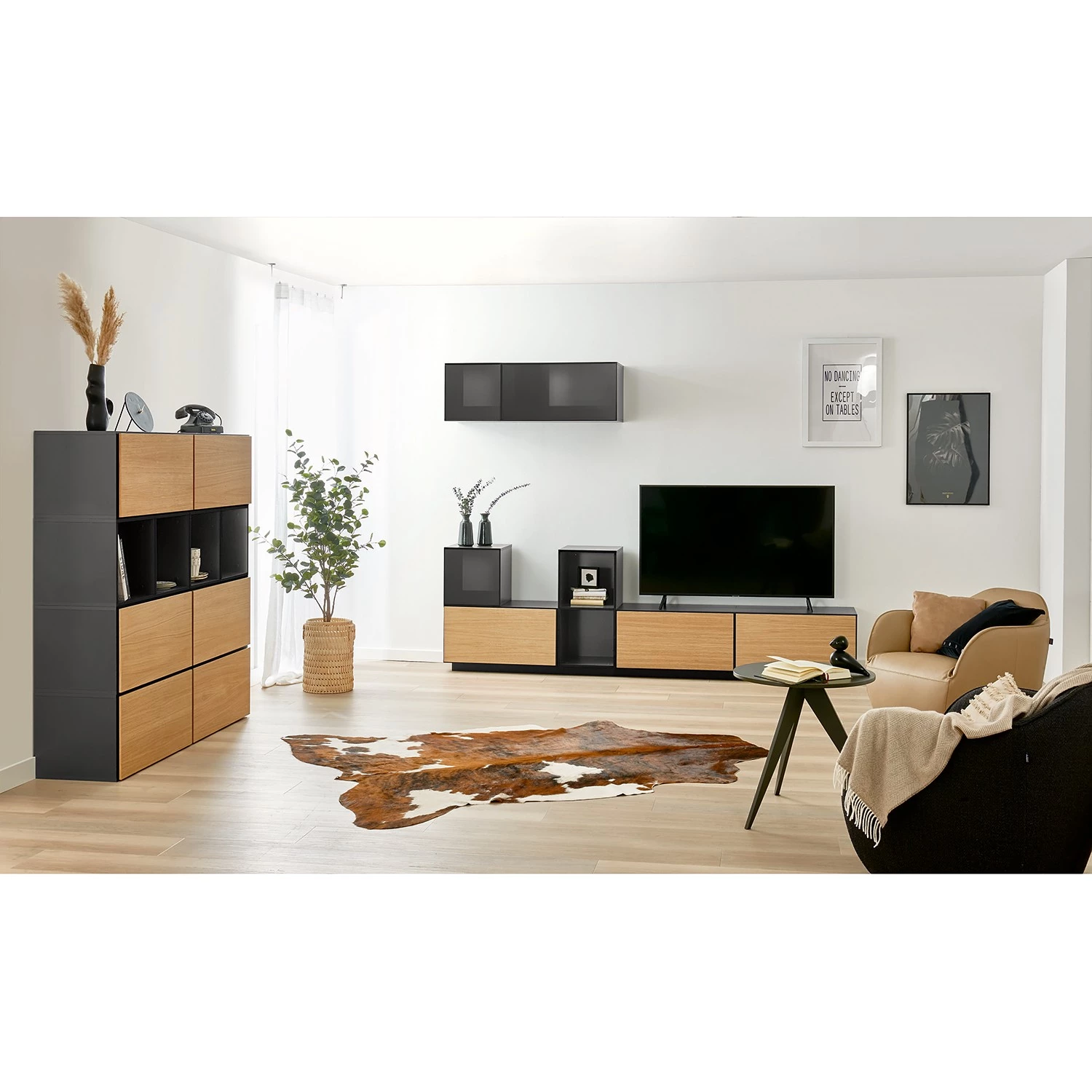 Now! by hülsta Ensemble now to go colour III (8 élém.) - Gris diamant brillant / Chêne naturel 6 Now! by hülsta Ensemble now to go colour III (8 élém.) - Gris diamant brillant / Chêne naturel – Image 4