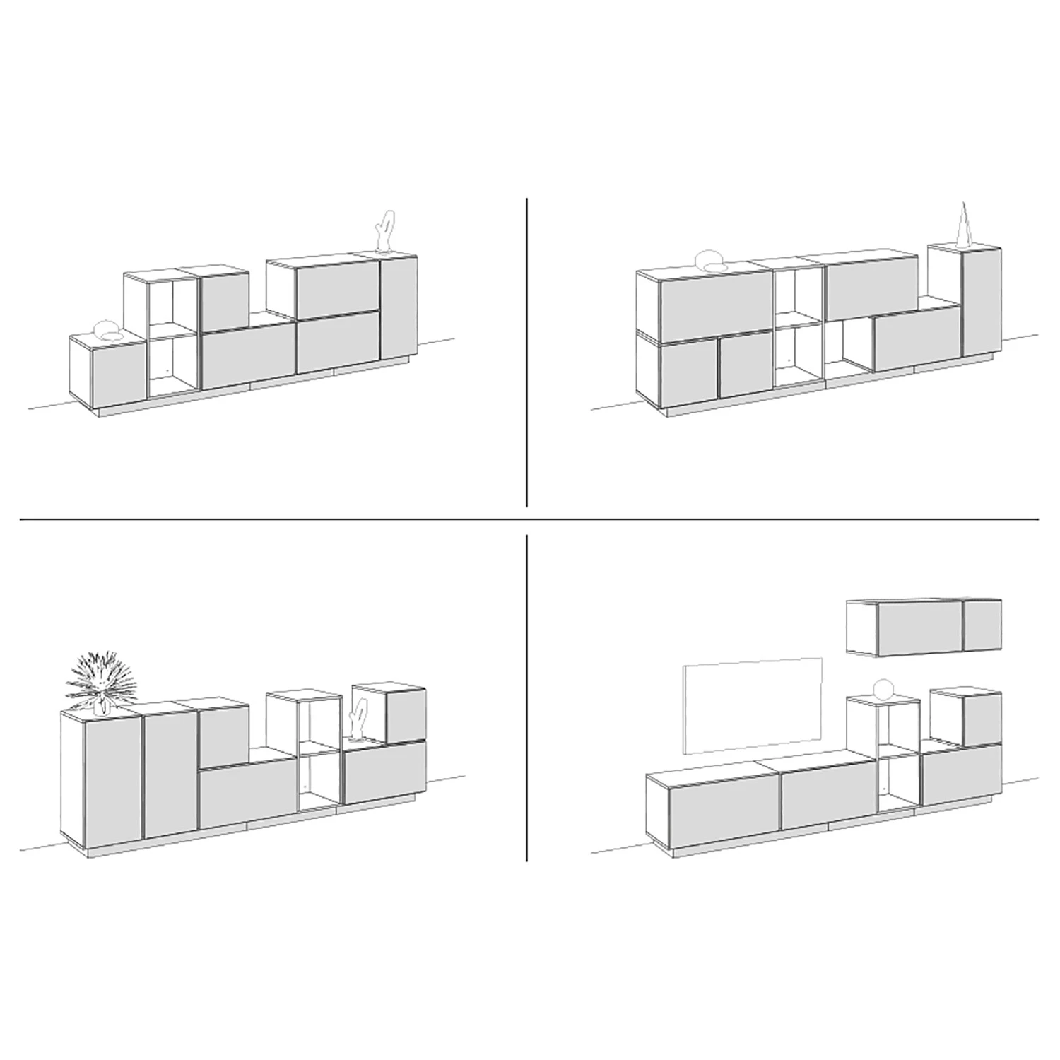 Now! by hülsta Ensemble now to go colour III (8 élém.) - Gris diamant brillant / Chêne naturel 17 Now! by hülsta Ensemble now to go colour III (8 élém.) - Gris diamant brillant / Chêne naturel – Image 15