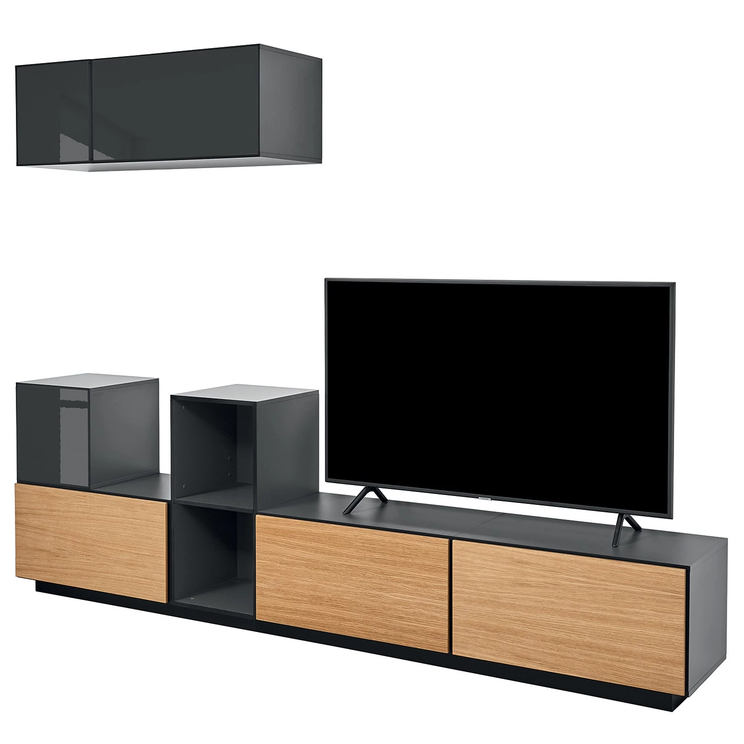 Now! by hülsta Ensemble now to go colour III (8 élém.) - Gris diamant brillant / Chêne naturel 7 Now! by hülsta Ensemble now to go colour III (8 élém.) - Gris diamant brillant / Chêne naturel – Image 5