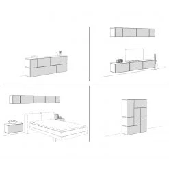 Now! by hülsta Ensemble now to go colour VI (7 élém.) - Rubin brillant / Gris diamant brillant 22 Now! by hülsta Ensemble now to go colour VI (7 élém.) - Rubin brillant / Gris diamant brillant -Meubles de salon Soldes 1000311289 211201 14490300939 SKETCH DETAILS P000000001000311289 sketch