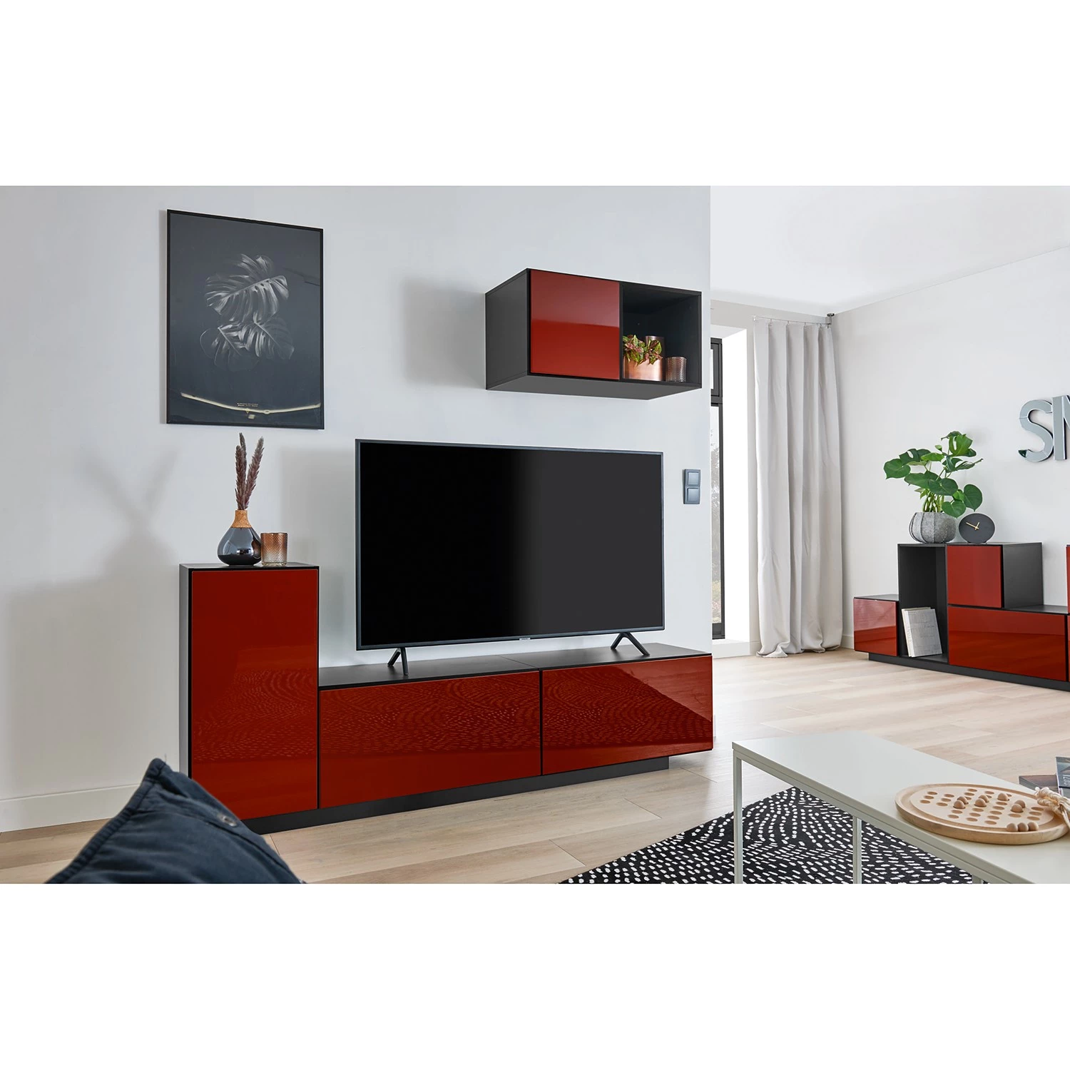 Now! by hülsta Ensemble now to go colour I (4 élém.) - Rubin brillant / Gris diamant 4 Now! by hülsta Ensemble now to go colour I (4 élém.) - Rubin brillant / Gris diamant – Image 2