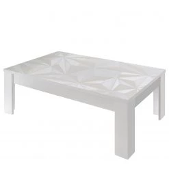 LC Spa Table basse Prisma - Blanc brillant