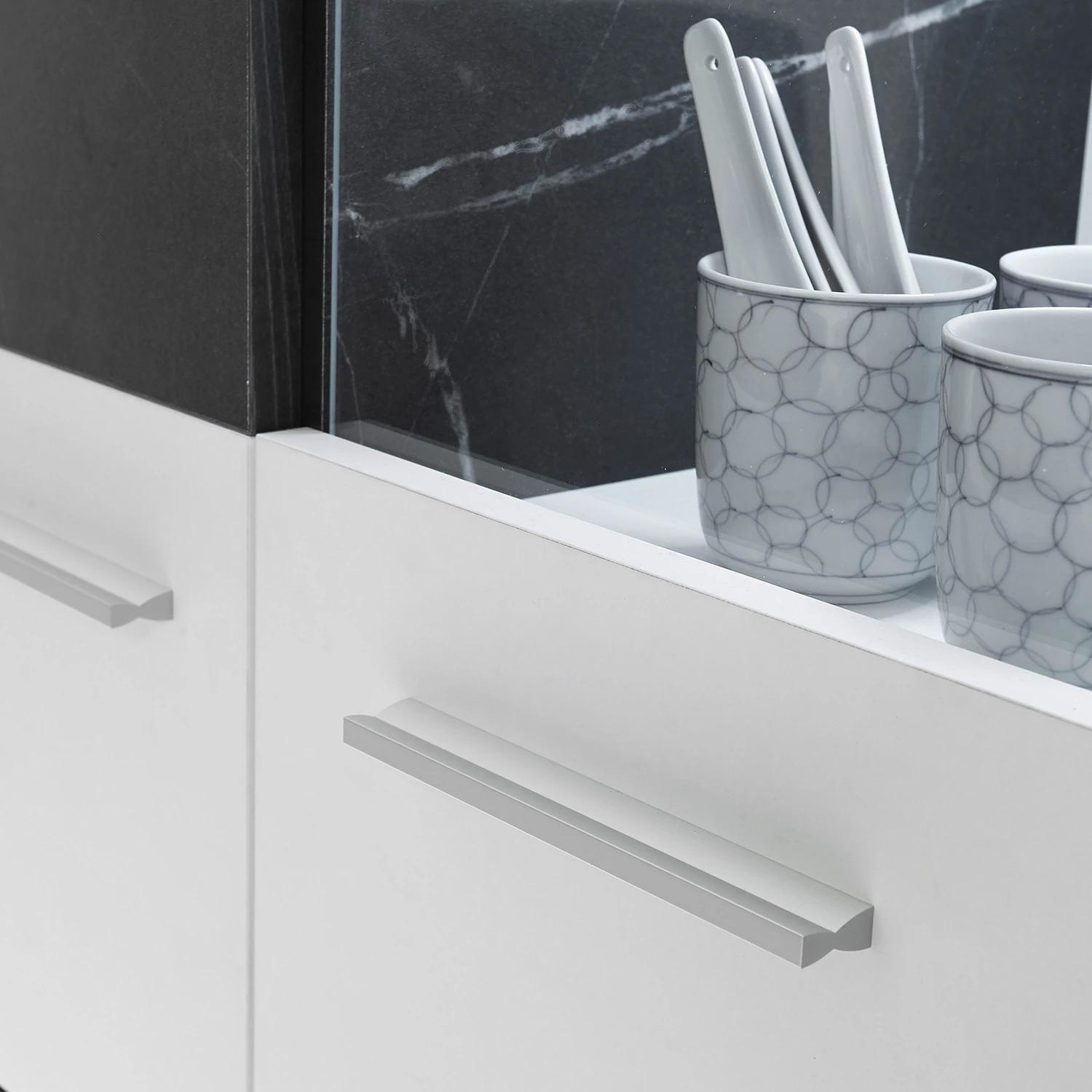 Loftscape Ensemble meubles TV Mantador II (3 él.) - Blanc 8 Loftscape Ensemble meubles TV Mantador II (3 él.) - Blanc – Image 6