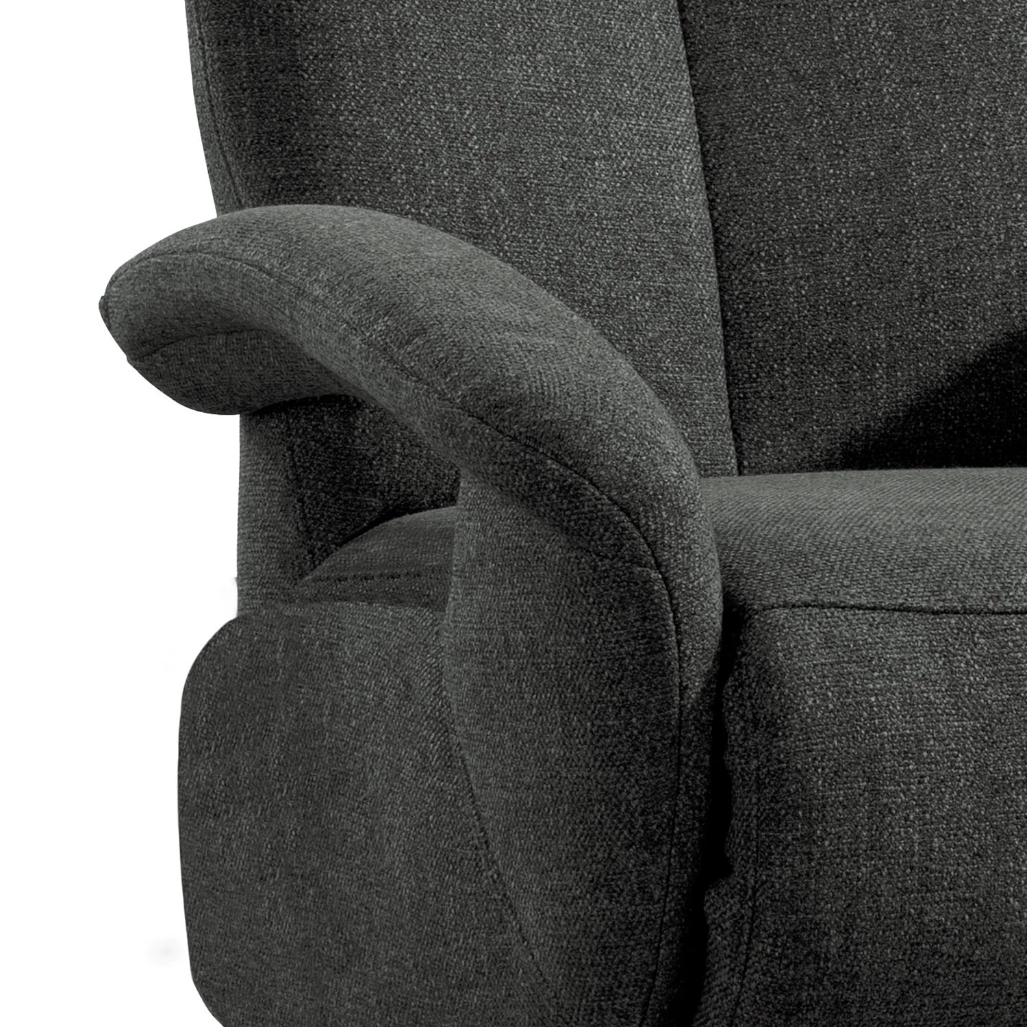 Loftscape Fauteuil relax Leesburg - Tissu Amra: Anthracite - Fonction relaxation - Sans aide au redressement - Réglage électrique : 2 moteurs avec câble 12 Loftscape Fauteuil relax Leesburg - Tissu Amra: Anthracite - Fonction relaxation - Sans aide au redressement - Réglage électrique : 2 moteurs avec câble – Image 10