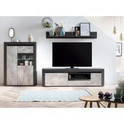 Loftscape Ensemble meubles TV Stonda I (3 élém.) - Anthracite -Meubles de salon Soldes 1000314592 211209 12532100232 MOOD DETAILS P000000001000314592 mood