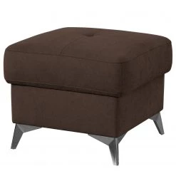 Fredriks Repose-pieds DeWitt - Tissage à plat - Tissu Olea: Espresso