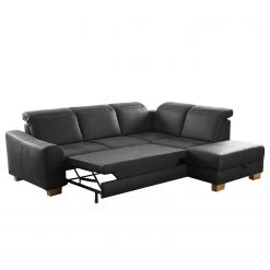 Fredriks Canapé d’angle Kikuu - Microfibre - Microfibre Taeko: Noir - Méridienne longue à droite (vue de face) - Avec fonction couchage 19 Fredriks Canapé d’angle Kikuu - Microfibre - Microfibre Taeko: Noir - Méridienne longue à droite (vue de face) - Avec fonction couchage -Meubles de salon Soldes 1000314634 211221 13052500941 DETAILS P000000001000314634