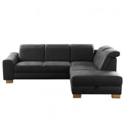 Fredriks Canapé d’angle Kikuu - Microfibre - Microfibre Taeko: Noir - Méridienne longue à droite (vue de face) - Avec fonction couchage 22 Fredriks Canapé d’angle Kikuu - Microfibre - Microfibre Taeko: Noir - Méridienne longue à droite (vue de face) - Avec fonction couchage -Meubles de salon Soldes 1000314634 211221 13052500965 DETAILS P000000001000314634