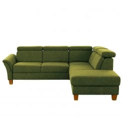 Fredriks Canapé d’angle Eustis - Tissage à plat - Tissu Amra: ert pistache - Méridienne longue à droite (vue de face) - Sans fonction couchage -Meubles de salon Soldes 1000314664 211221 13053501078 DETAILS P000000001000314664