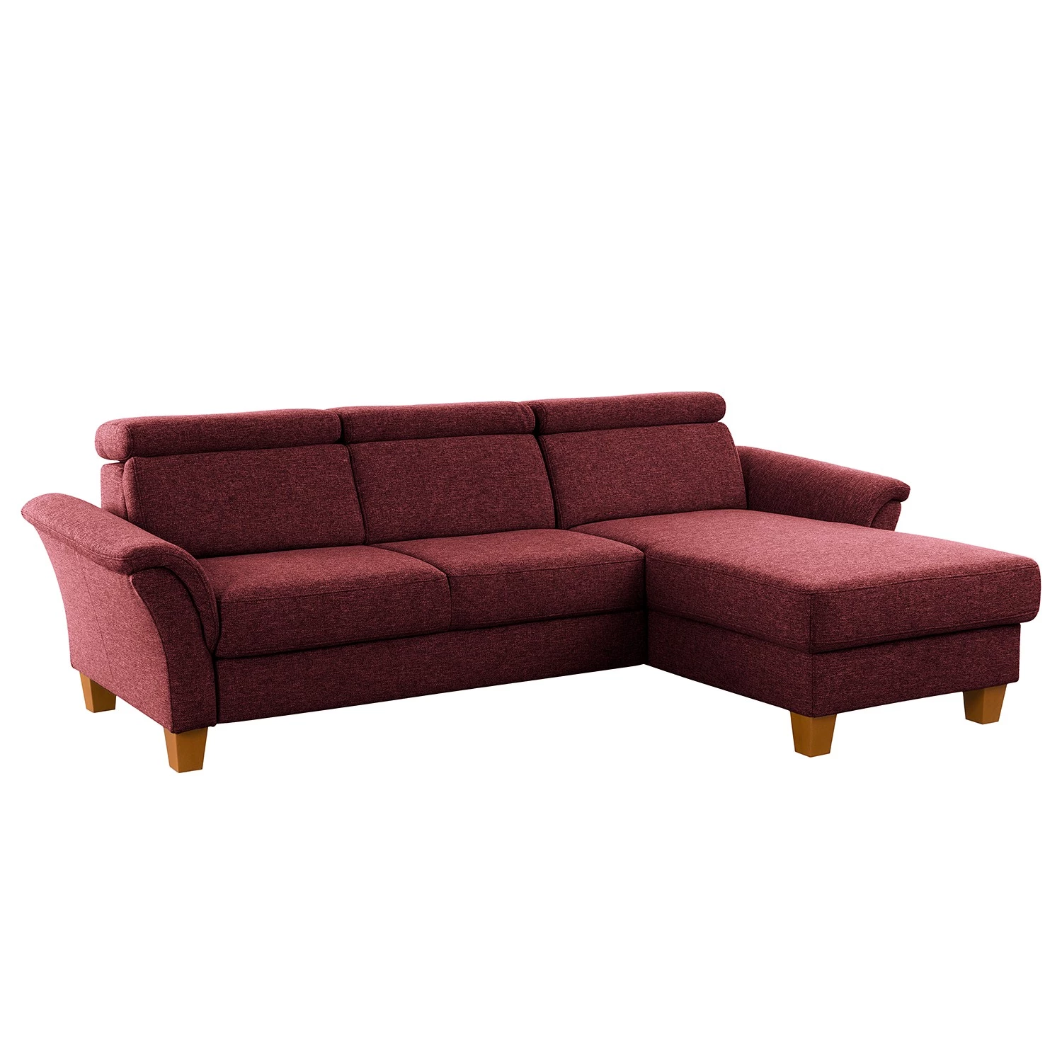 Fredriks Canapé d’angle Estufa - Tissage à plat - Tissu Amra: Rose vieilli - Méridienne courte à droite (vue de face) - Sans fonction couchage 3 Fredriks Canapé d’angle Estufa - Tissage à plat - Tissu Amra: Rose vieilli - Méridienne courte à droite (vue de face) - Sans fonction couchage