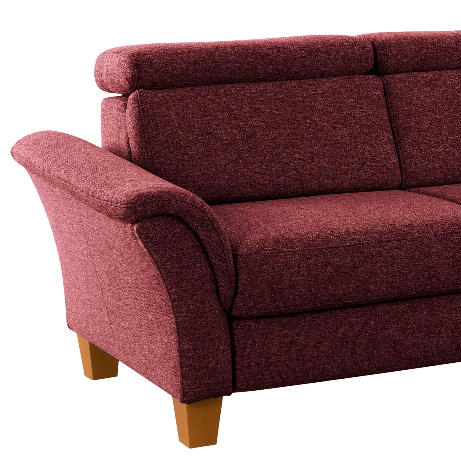 Fredriks Canapé d’angle Estufa - Tissage à plat - Tissu Amra: Rose vieilli - Méridienne courte à droite (vue de face) - Sans fonction couchage 13 Fredriks Canapé d’angle Estufa - Tissage à plat - Tissu Amra: Rose vieilli - Méridienne courte à droite (vue de face) - Sans fonction couchage – Image 11