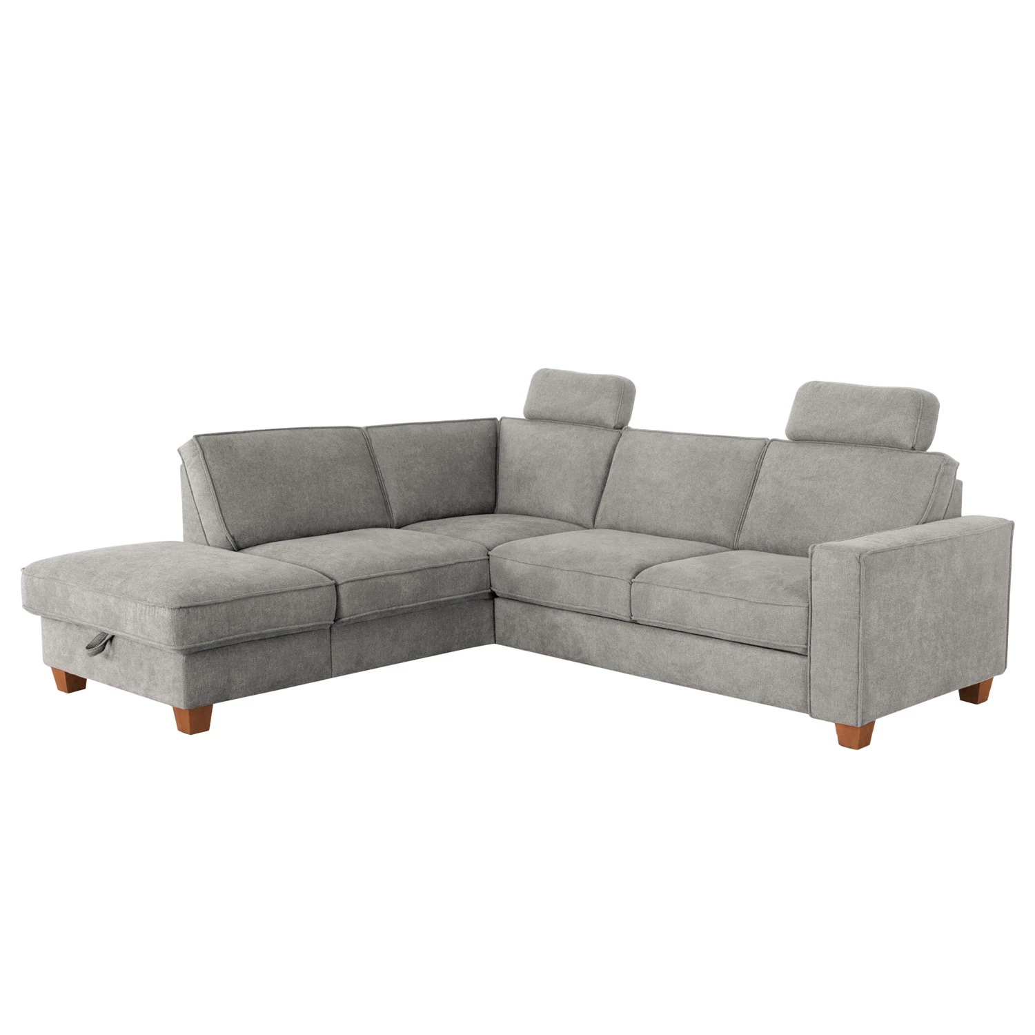 Fredriks Canapé d’angle Ford Point - Tissage à plat - Tissu Palila: Granite - Méridienne longue à gauche (vue de face) - Avec fonction couchage 3 Fredriks Canapé d’angle Ford Point - Tissage à plat - Tissu Palila: Granite - Méridienne longue à gauche (vue de face) - Avec fonction couchage