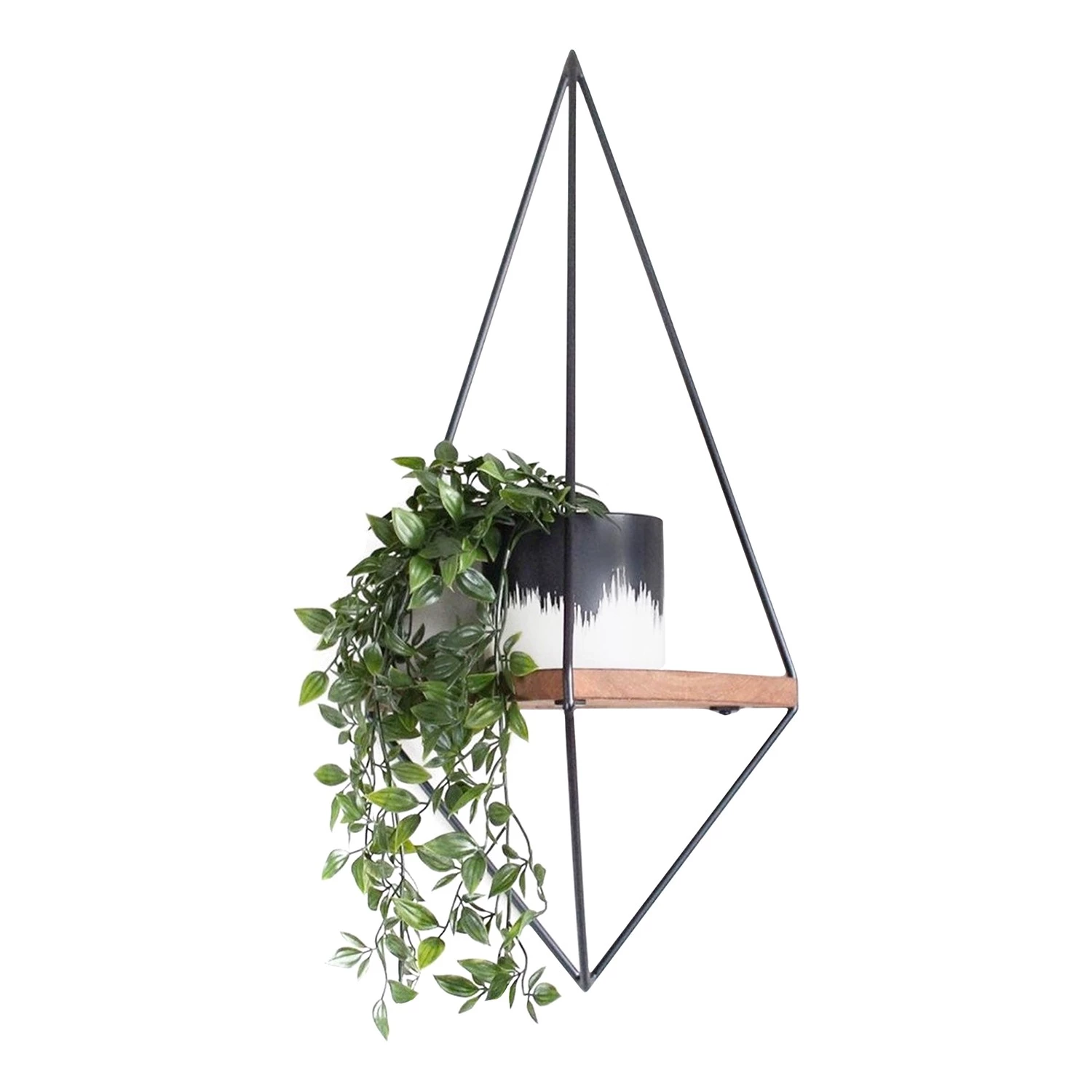 Red Living Étagère murale Willes II - Épicéa massif / Métal - Épicéa / Noir 3 Red Living Étagère murale Willes II - Épicéa massif / Métal - Épicéa / Noir