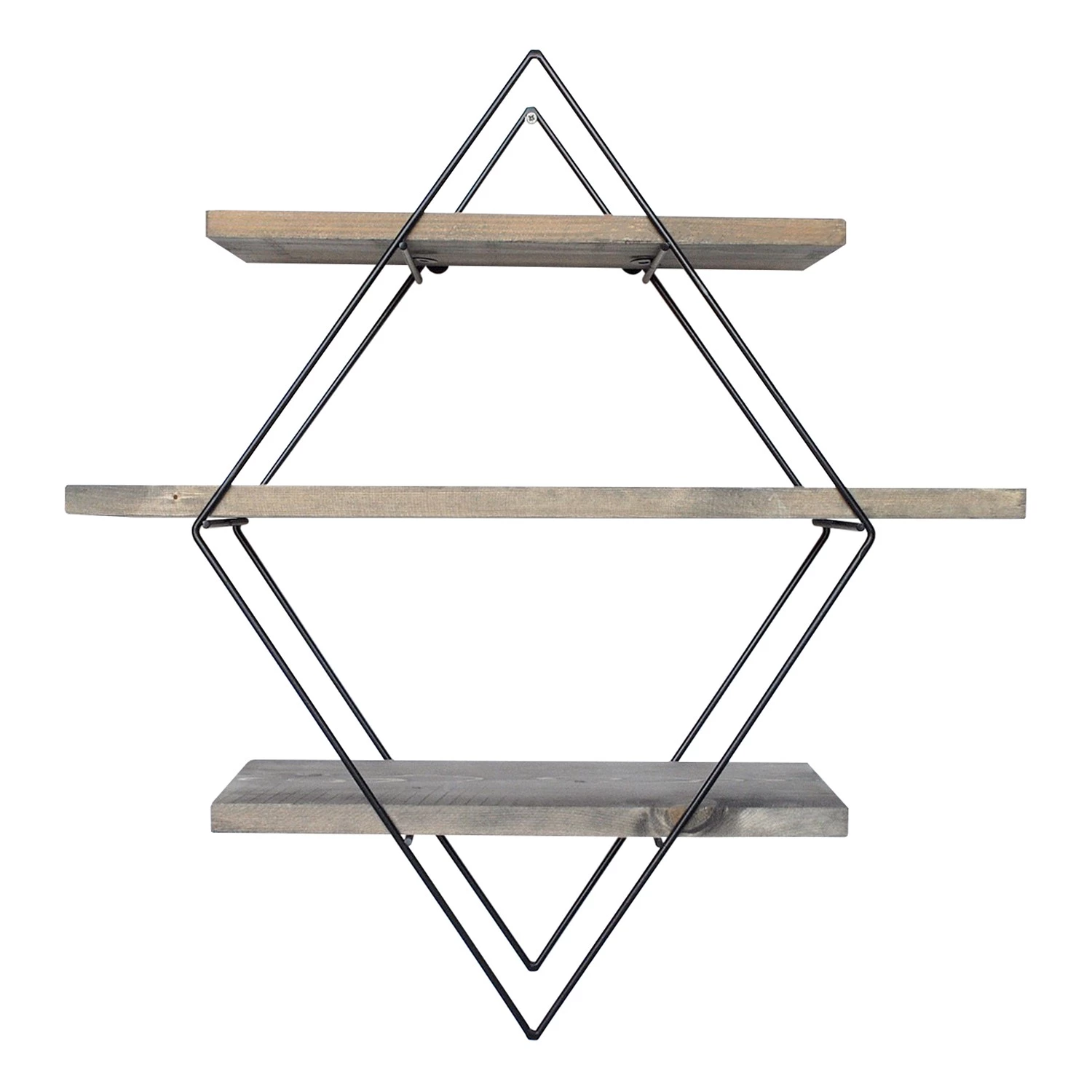 Red Living Étagère murale Willes I - Épicéa massif / Métal - Épicéa / Noir 8 Red Living Étagère murale Willes I - Épicéa massif / Métal - Épicéa / Noir – Image 6