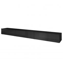 Loftscape Ensemble meubles TV Adschman (6 élém.) - Noir brillant / Noir mat -Meubles de salon Soldes 1000314945 211209 13334200072 DETAILS P000000001000314945