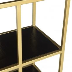 Jack & Alice Étagère Nooble I - Manguier massif / Métal - Manguier noir / Doré 9 Jack & Alice Étagère Nooble I - Manguier massif / Métal - Manguier noir / Doré -Meubles de salon Soldes 1000315440 220427 050 DETAILS P000000001000315440