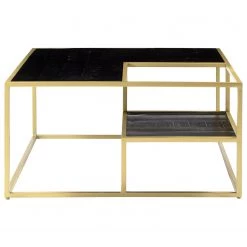 Jack & Alice Table basse Nooble - Manguier massif / Métal - Manguier noir / Doré 8 Jack & Alice Table basse Nooble - Manguier massif / Métal - Manguier noir / Doré -Meubles de salon Soldes 1000315441 220427 040 DETAILS P000000001000315441