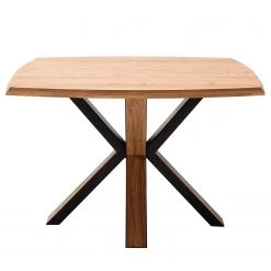 Red Living Table Kansas - Acacia massif / Métal - Acacia / Noir et acacia -Meubles de salon Soldes 1000316363 220118 12444200065 DETAILS P000000001000316363