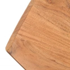 Red Living Table Kansas - Acacia massif / Métal - Acacia / Noir et acacia -Meubles de salon Soldes 1000316363 220118 12444200076 DETAILS P000000001000316363