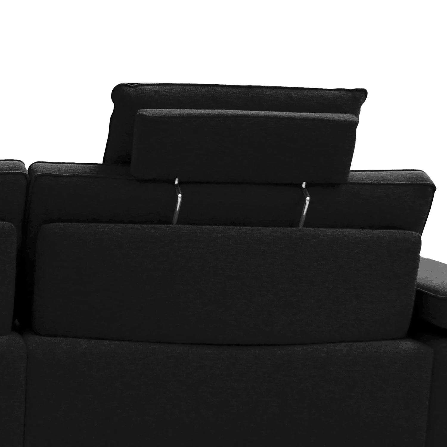 ADA trendline Canapé d’angle Palmy - Tissu - Noir - Méridienne courte à gauche (vue de face) - Sans fonction couchage 12 ADA trendline Canapé d’angle Palmy - Tissu - Noir - Méridienne courte à gauche (vue de face) - Sans fonction couchage – Image 10