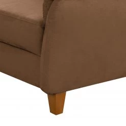 Loftscape Canapé d’angle Corvus - Microfibre Alais: Marron chocolat - Méridienne courte à gauche (vue de face) - Avec fonction couchage -Meubles de salon Soldes 1000317086 220120 11550300688 DETAILS P000000001000317086