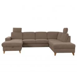 Loftscape Canapé panoramique Gothem - Tissu Palila: Nougat - Méridienne longue à droite (vue de face) - Avec fonction couchage -Meubles de salon Soldes 1000317147 220120 11560901362 DETAILS P000000001000317147