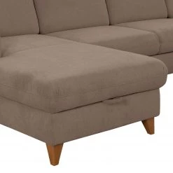 Loftscape Canapé panoramique Gothem - Tissu Palila: Nougat - Méridienne longue à droite (vue de face) - Avec fonction couchage -Meubles de salon Soldes 1000317147 220120 11561001396 DETAILS P000000001000317147