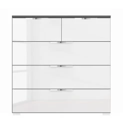 Buffet SKØP x3+2 - Blanc brillant / Graphite - Chrome 7 Buffet SKØP x3+2 - Blanc brillant / Graphite - Chrome -Meubles de salon Soldes 1000317381 220119 14163400636 DETAILS P000000001000317381