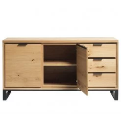 Loftscape Enfilade Limoges - Placage en bois véritable / Métal -Chêne / Noir 17 Loftscape Enfilade Limoges - Placage en bois véritable / Métal -Chêne / Noir -Meubles de salon Soldes 1000319435 220107 101929000117 DETAILS P000000001000319435