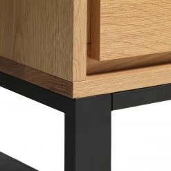 Loftscape Enfilade Limoges - Placage en bois véritable / Métal -Chêne / Noir 22 Loftscape Enfilade Limoges - Placage en bois véritable / Métal -Chêne / Noir -Meubles de salon Soldes 1000319435 220107 101929000127 DETAILS P000000001000319435