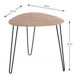 Red Living Bout de canapé Booragoon II - Métal - Imitation chêne / Noir 10 Red Living Bout de canapé Booragoon II - Métal - Imitation chêne / Noir -Meubles de salon Soldes 1000319825 220112 121227000516 SKETCH DETAILS P000000001000319825 sketch