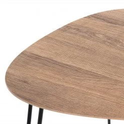 Red Living Bout de canapé Booragoon I - Métal - Imitation chêne / Noir 11 Red Living Bout de canapé Booragoon I - Métal - Imitation chêne / Noir -Meubles de salon Soldes 1000319826 220112 121226000044 DETAILS P000000001000319826