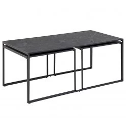 Red Living Tables gigognes Zap I (lot de 3) - Imitation marbre noir / Noir 16 Red Living Tables gigognes Zap I (lot de 3) - Imitation marbre noir / Noir -Meubles de salon Soldes 1000325223 220118 14022200071 DETAILS P000000001000325223