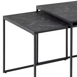 Red Living Tables gigognes Zap I (lot de 3) - Imitation marbre noir / Noir 20 Red Living Tables gigognes Zap I (lot de 3) - Imitation marbre noir / Noir -Meubles de salon Soldes 1000325223 220118 14022200093 DETAILS P000000001000325223