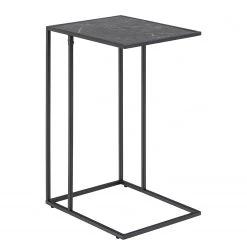 Red Living Bout de canapé Zap - Imitation marbre noir / Noir