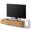 Loftscape Meuble TV Littor - Blanc / Imitation chêne Grandson -Meubles de salon Soldes 1000327450 220125 13413000010 IMAGE P000000001000327450