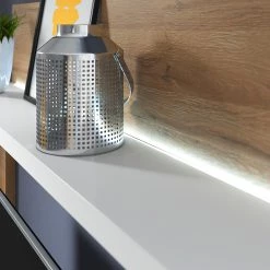 Loftscape Ensemble meubles TV Littor (3 éléments) - Blanc / Imitation chêne Grandson 22 Loftscape Ensemble meubles TV Littor (3 éléments) - Blanc / Imitation chêne Grandson -Meubles de salon Soldes 1000327454 220125 13413300072 DETAILS P000000001000327454