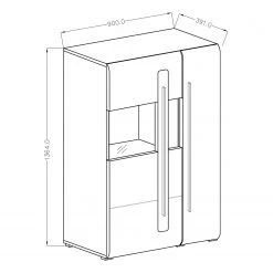 Loftscape Ensemble meubles TV Tyfta I (4 éléments) - Imitation chêne Grandson 20 Loftscape Ensemble meubles TV Tyfta I (4 éléments) - Imitation chêne Grandson -Meubles de salon Soldes 1000327457 220125 13413500502 SKETCH DETAILS P000000001000327457 sketch
